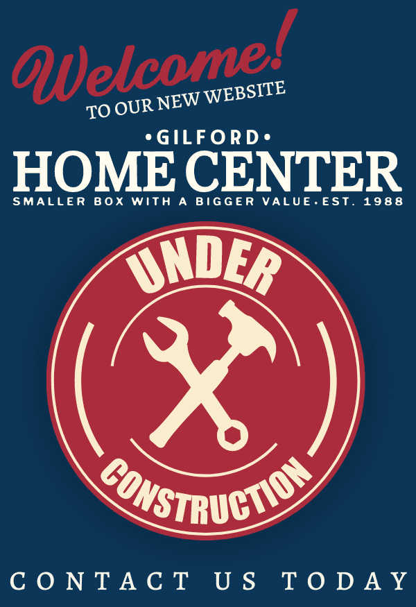 Gilford Home Center under construction